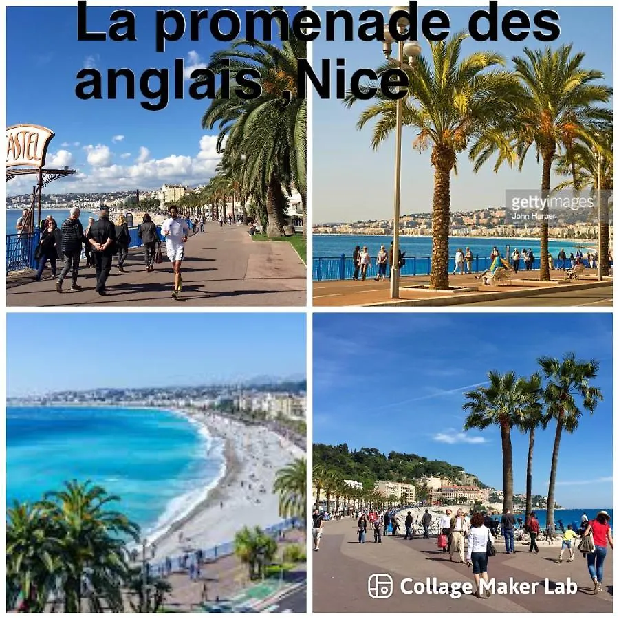 Nice Port , 2Br, 6 Guests, Walk To Beach And Old Town