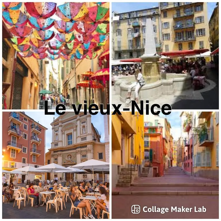 Nice Port , 2Br, 6 Guests, Walk To Beach And Old Town