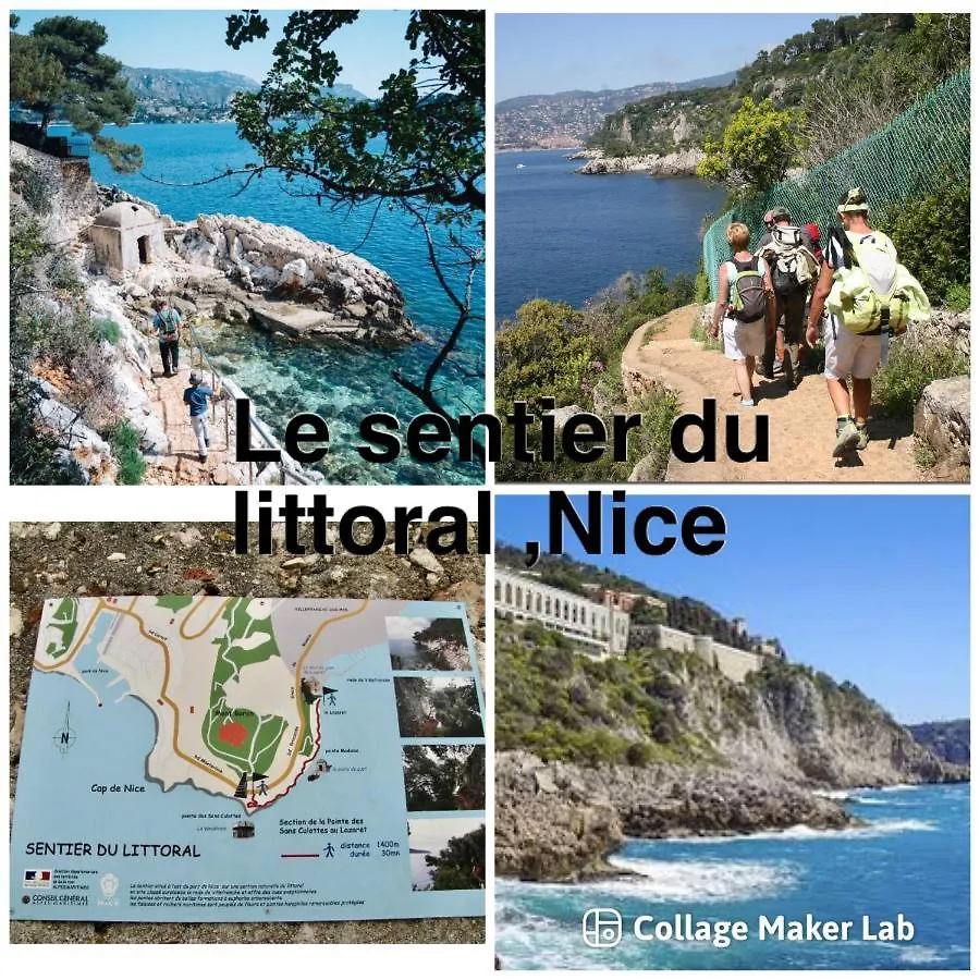 Nice Port , 2Br, 6 Guests, Walk To Beach And Old Town